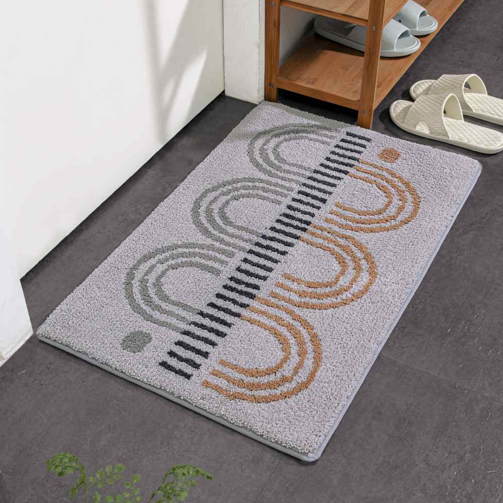 DADA Soft Washable Quick Dry Bathroom Foot Mat Water Absorbent Non slip Shower Bath Rug Carpet