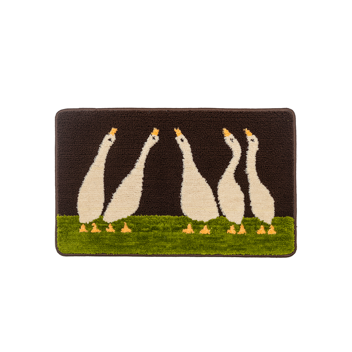 DADA wholesale luxury polyester bath mat non slip bath shower floor tufted bath mat
