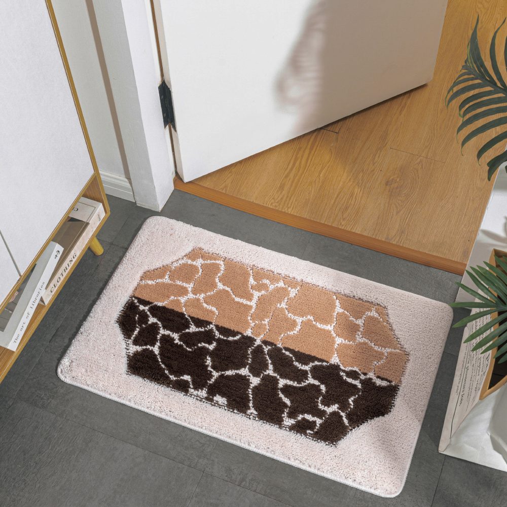DADA 50 X 80cm Thickened Absorbent Anti-slip Microfiber Bath Rug and Mat for Bathroom Door Floor